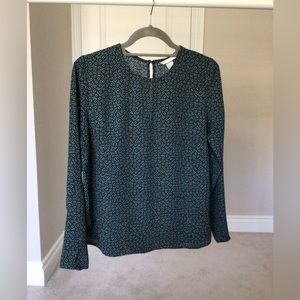 H&M Geometric Print Blouse Size 8